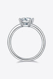 1 Carat Moissanite 925 Sterling Silver Solitaire Ring