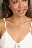 Adored Moissanite K to T Pendant Necklace