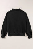 Half Zip Long Sleeve Sweatshirt