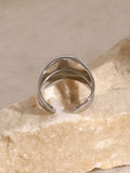 Stainless Steel Double-Layered Ring