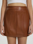 Mini Skirt with Zipper