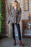 Heimish Full Size Leopard Johnny Collar Long Sleeve Top