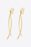 18K Gold Plated Clip-On Earrings