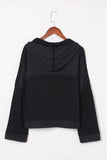 Exposed Seam Long Sleeve Hoodie