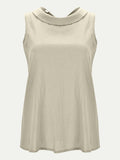 Full Size Round Neck Sleeveless Top