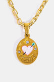 Stainless Steel 18K Gold-Plated Necklace