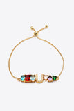 U to Z Zircon Bracelet