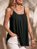 Ruched Scoop Neck Cami