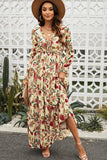 Floral Flounce Maxi Dress