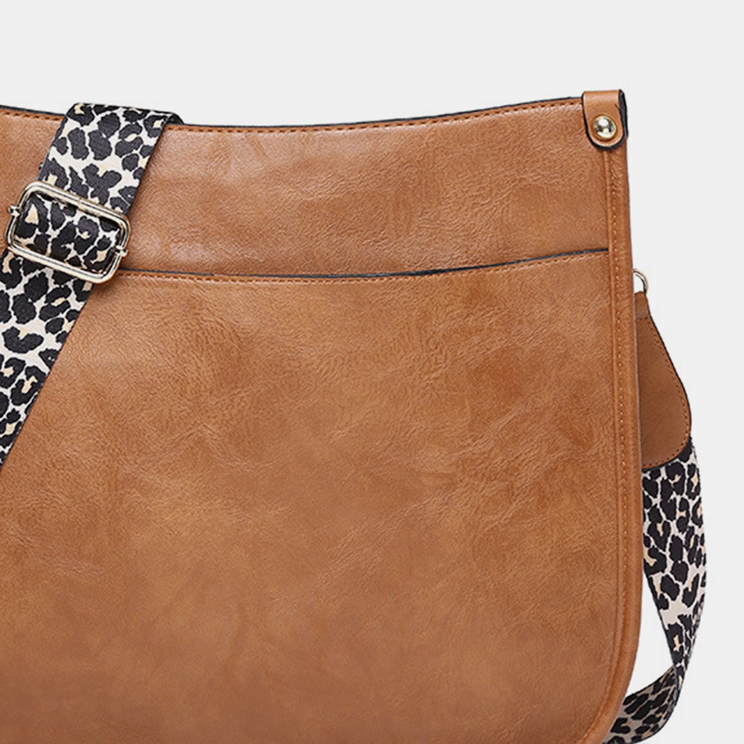 PU Leather Leopard Shoulder Bag