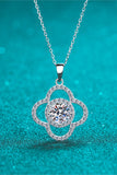 1 Carat Moissanite 925 Sterling Silver Necklace