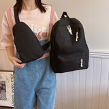 Cloth Backpack Bag and Sling Bag 2 Piece Set