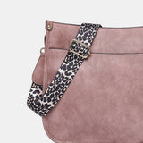 PU Leather Leopard Shoulder Bag