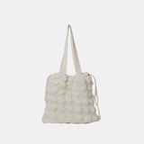 Drawstring Quilted Shoulder Bag