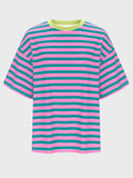 Striped Round Neck Half Sleeve T-Shirt