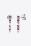 Zircon 925 Sterling Silver Drop Earrings