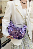 Sequin Chain Crossbody Bag