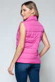 Snobbish Zip Up Turtleneck Vest with Pockets