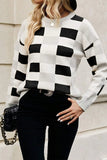 Color Block Round Neck Sweater