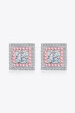 Moissanite Square Stud Earrings