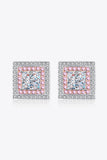 Moissanite Square Stud Earrings