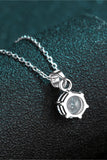 1 Carat Moissanite 925 Sterling Silver Necklace