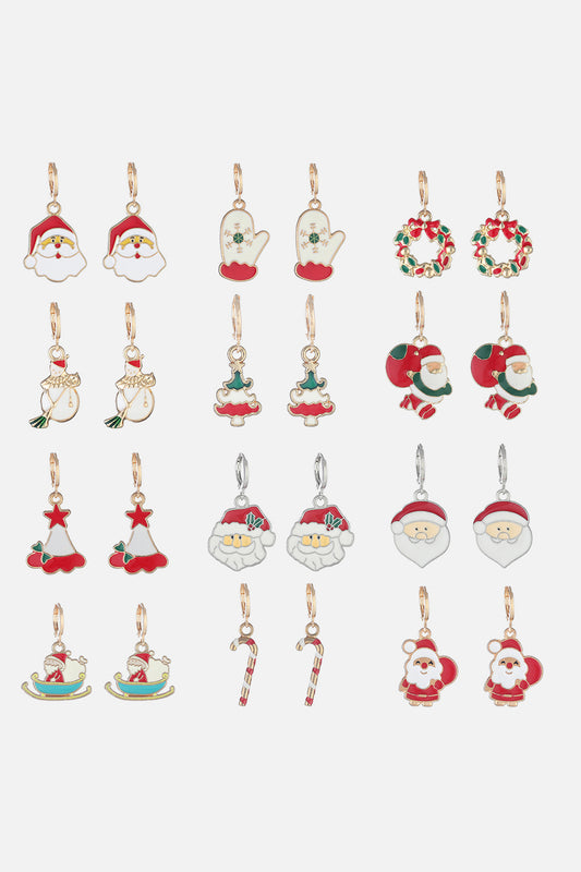 Christmas Theme Alloy Earrings