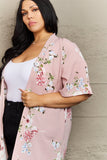 Justin Taylor Aurora Rose Floral Kimono