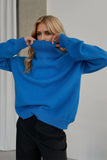 Basic Bae Turtleneck Dropped Shoulder Long Sleeve Sweater