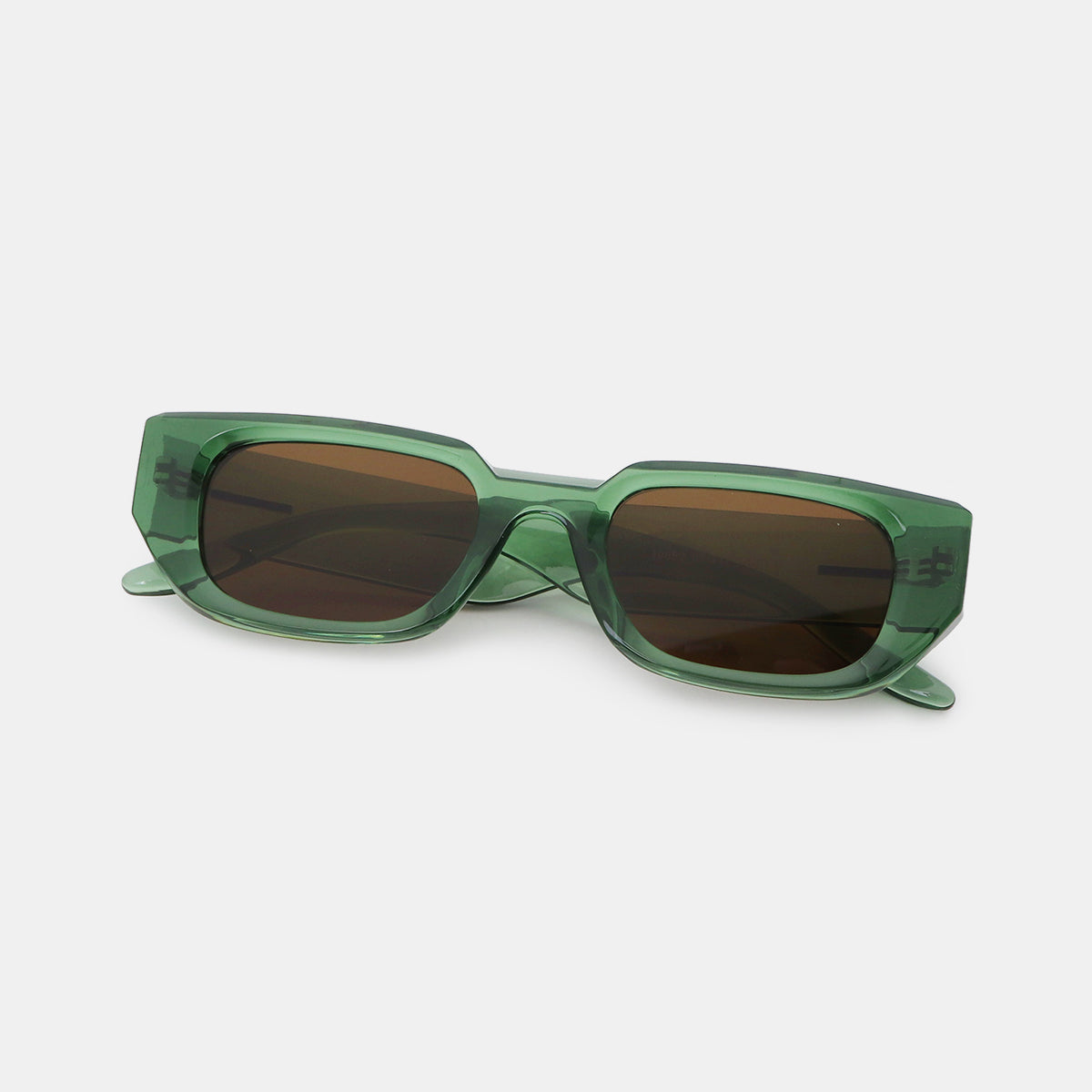 Polycarbonate Frame Rectangle Sunglasses