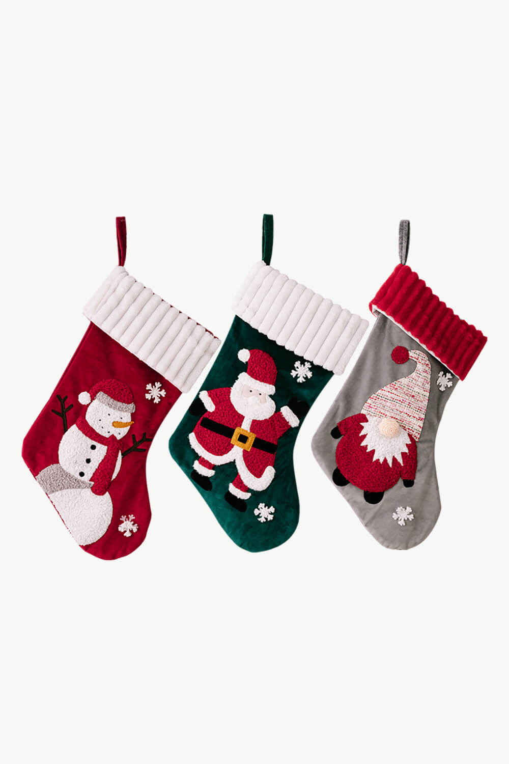 3-Pack Christmas Stocking Ornaments