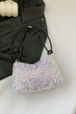 Sequin Double Strap Shoulder Bag