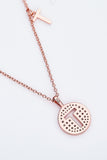 Adored Moissanite K to T Pendant Necklace