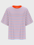 Striped Round Neck Half Sleeve T-Shirt