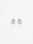 925 Sterling Silver Zircon Star Stud Earrings