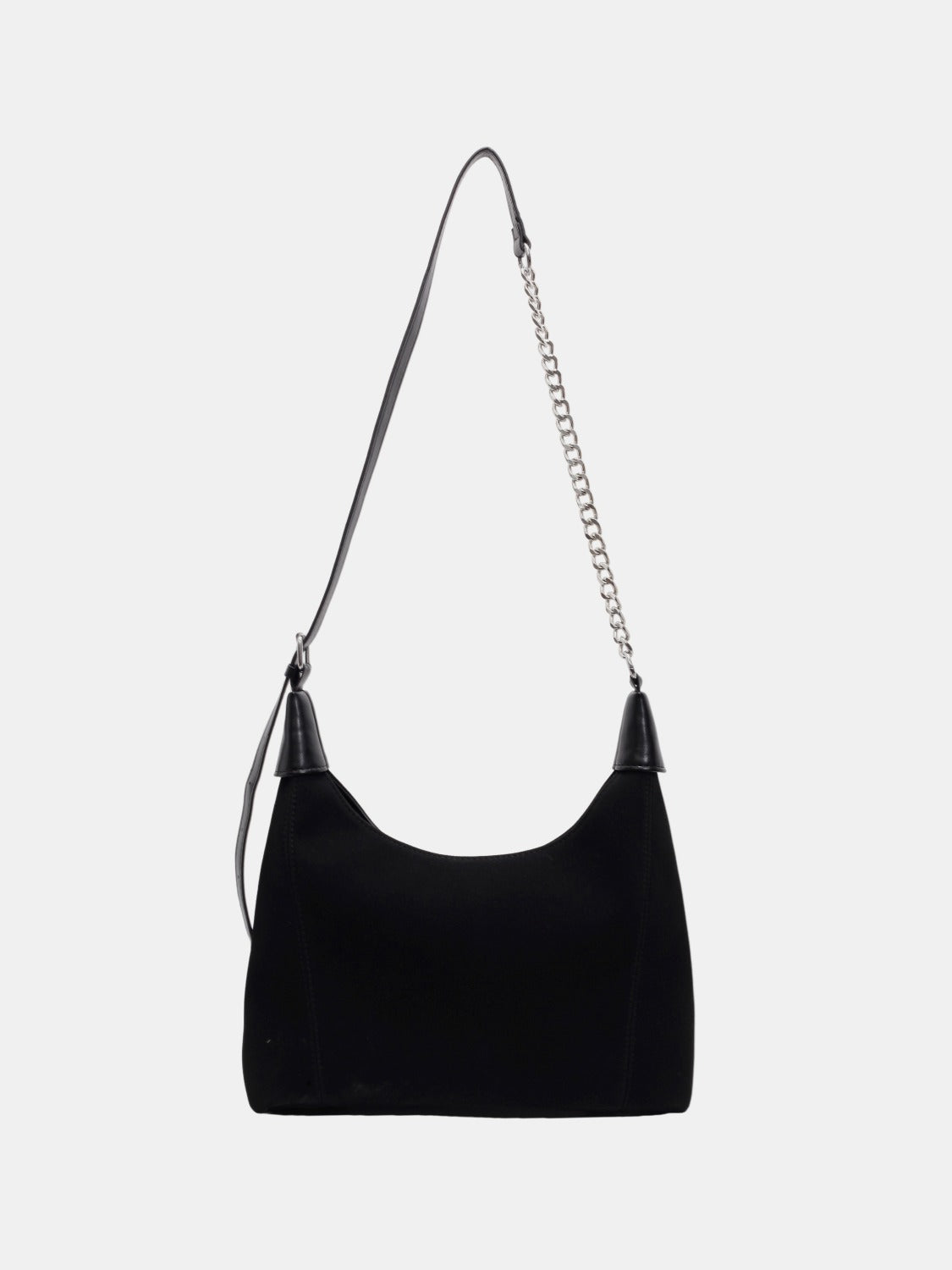 Suede Adjustable Strap Shoulder Bag