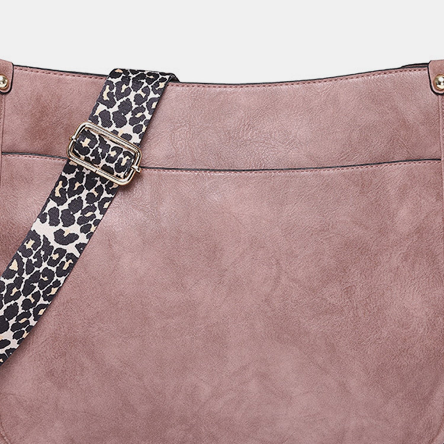 PU Leather Leopard Shoulder Bag