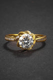 Kiss Me Once Moissanite Ring