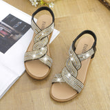 PU Leather Open Toe Sandals