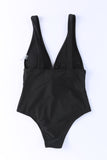 Plunge Wide Strap One-Piece Swimwear