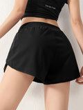 Slit Active Shorts with Pockets