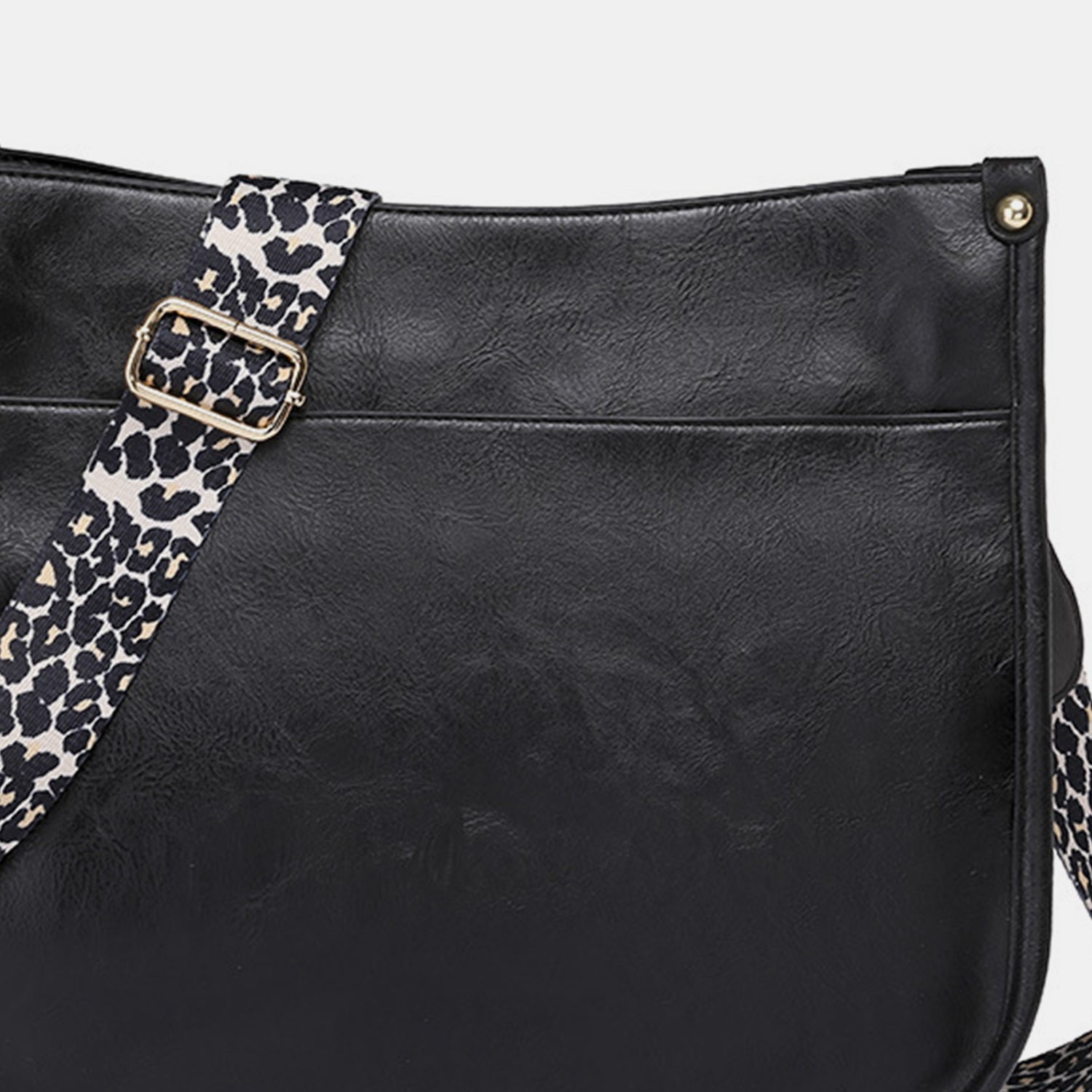 PU Leather Leopard Shoulder Bag