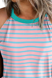 Striped Round Neck Tank