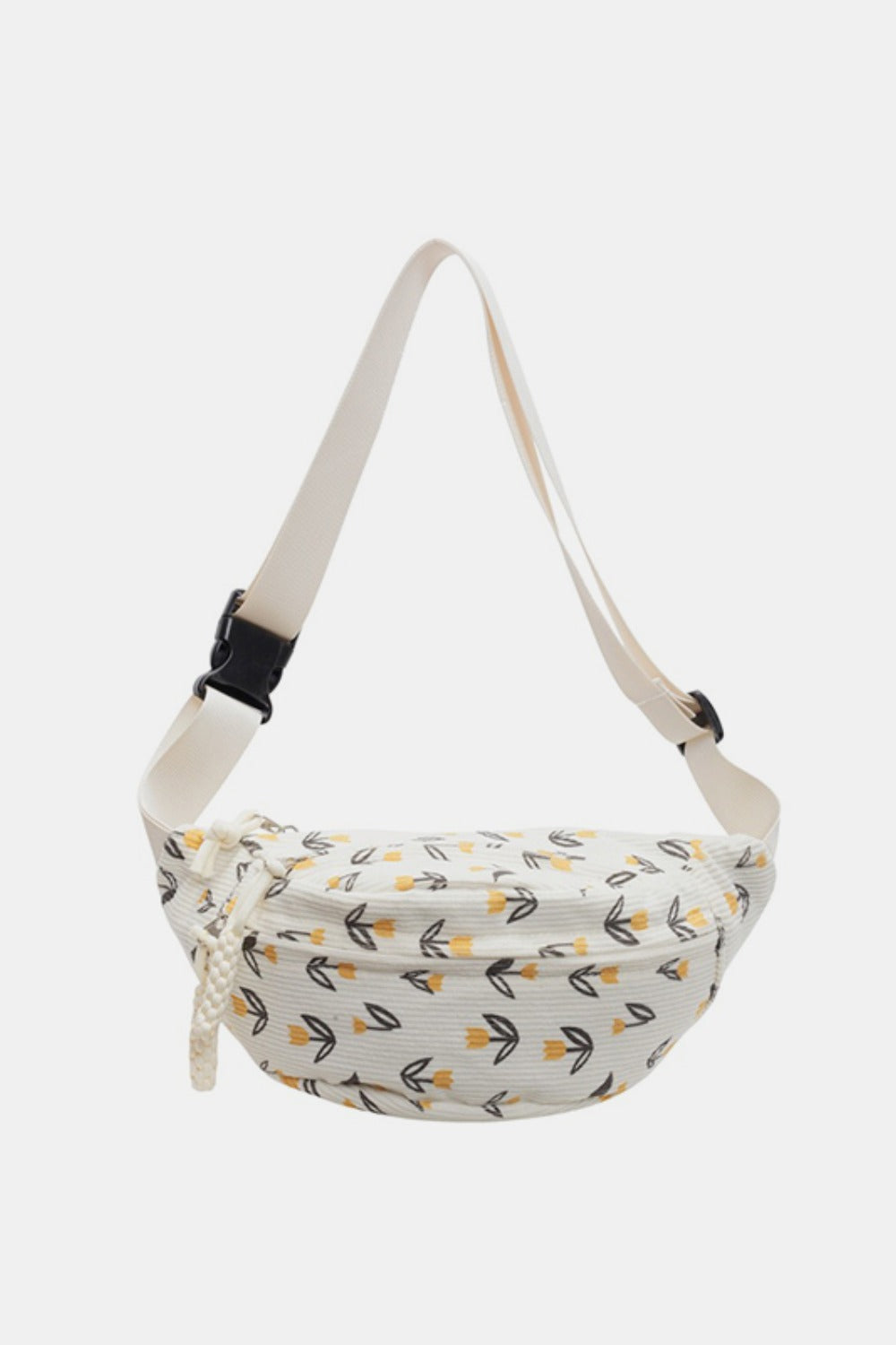 Printed Adjustable Strap Sling Bag