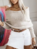 Long Sleeve Cropped Knit Top