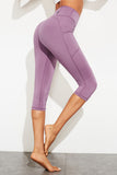 Waistband Active Leggings with Pockets