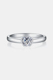 Moissanite 925 Sterling Silver Solitaire Ring