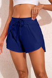 Drawstring Waist Swim Shorts