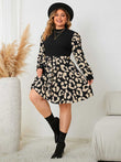 Honey Plus Size Splicing Dress