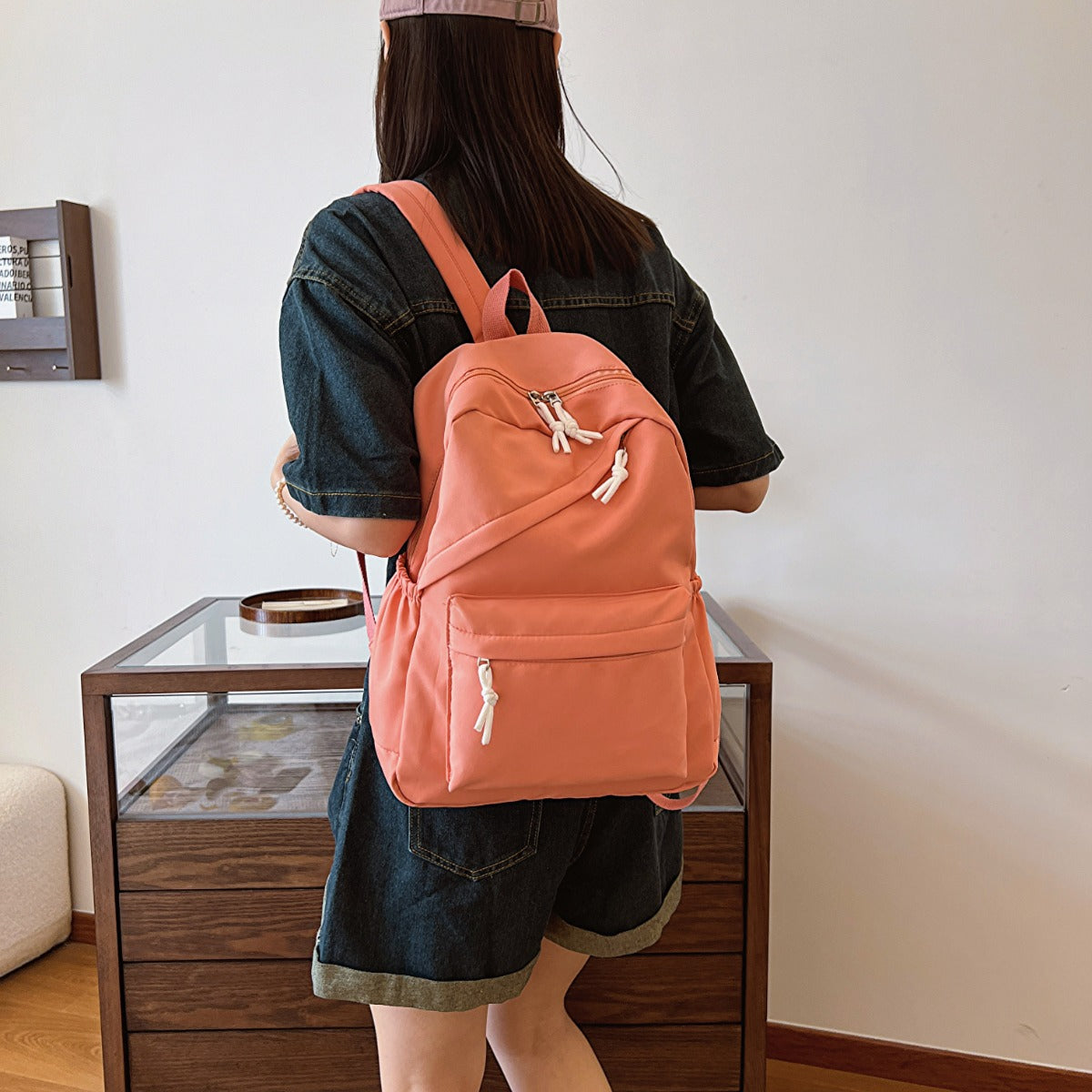 Cloth Backpack Bag and Sling Bag 2 Piece Set